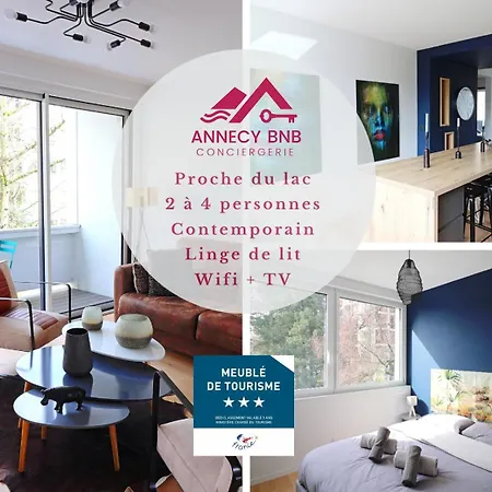 Coup De Coeur Lumineux, Calme Et Cosy Apartment Annecy